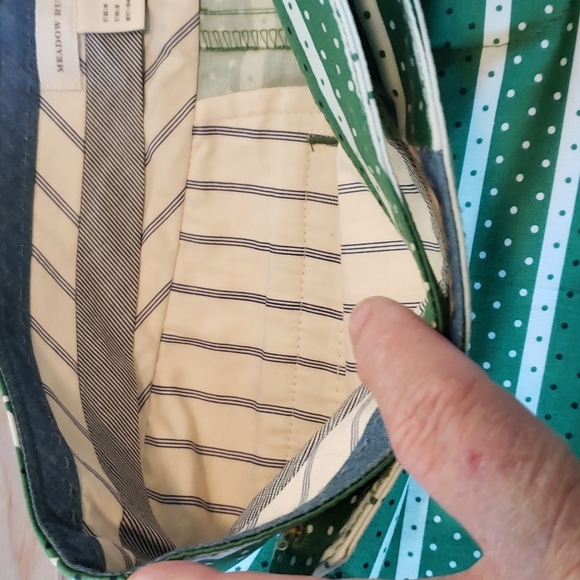 LADIES ANTHROPOLOGIE MEADOW RUE STRIPED MADISON SHORTS SZ2 - Picture 8 of 15